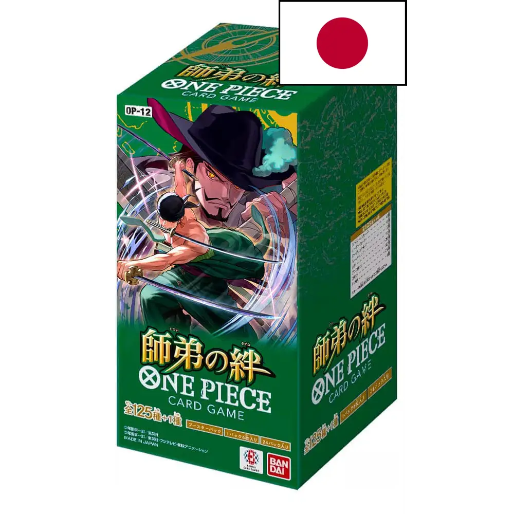 Display One Piece OP-12 – Bonds of Master and Disciple – Japonais - Poke-Geek