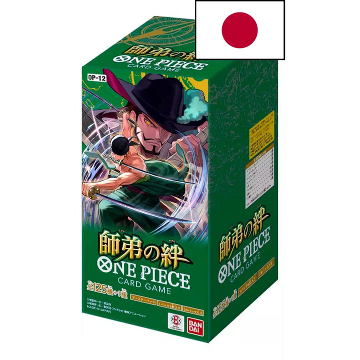 Display One Piece OP-12 – Bonds of Master and Disciple – Japonais