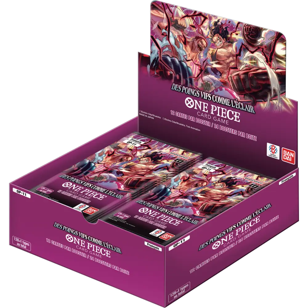 Display OP-11 Des Poings Vifs Comme L'Éclair – One Piece Card Game – Français - Poke-Geek