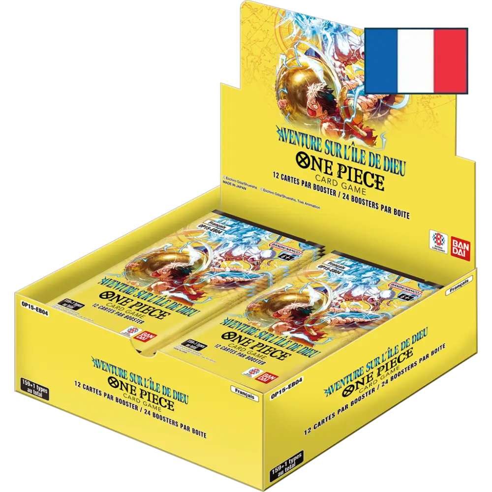 Display OP-15 Aventure sur l’Île de Dieu One Piece Card Game FR - Poke-Geek