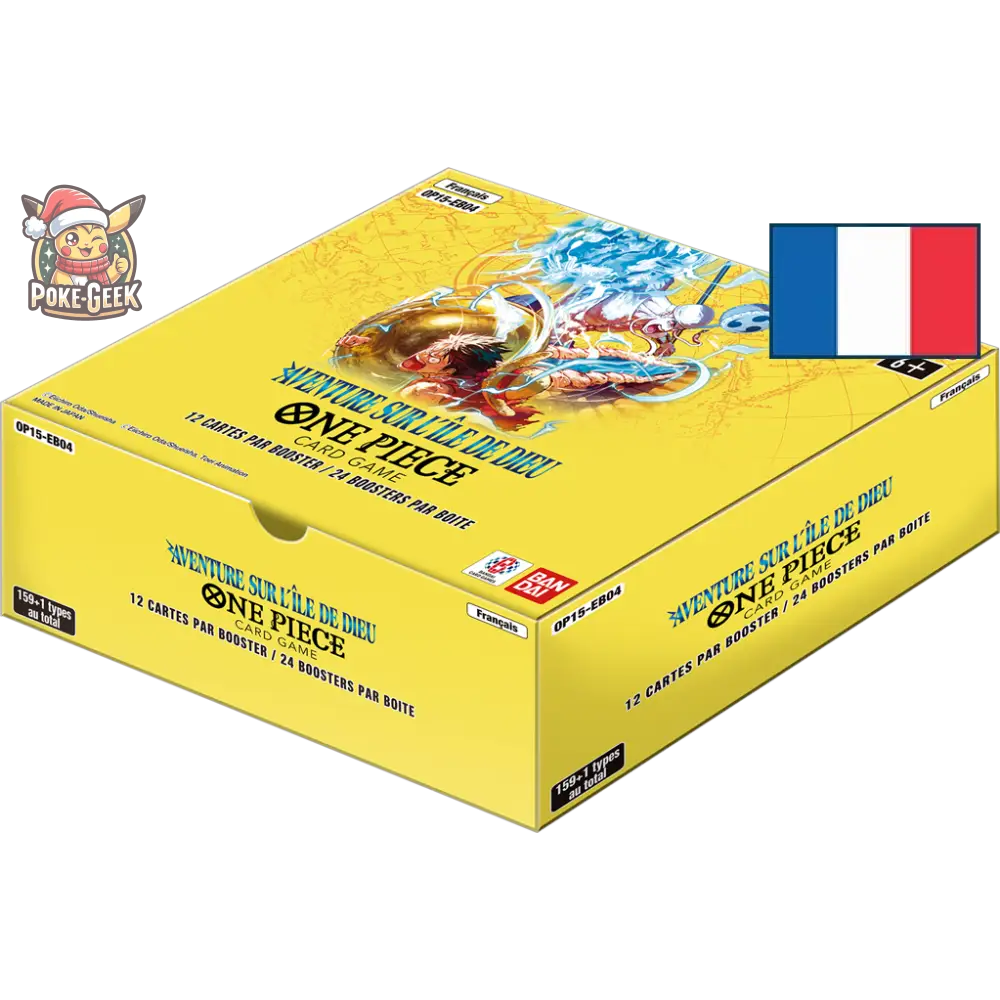 Display OP-15 Aventure sur l’Île de Dieu One Piece Card Game FR - Poke-Geek
