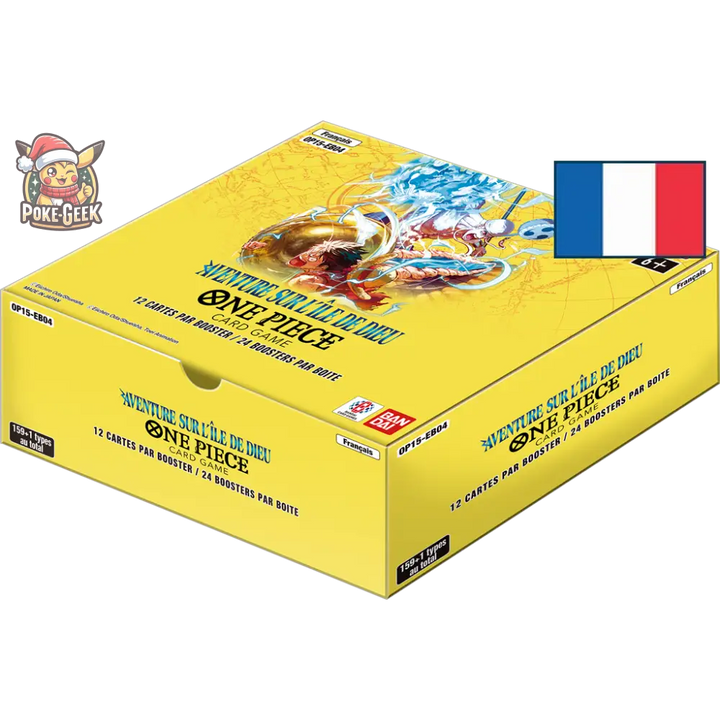 Display OP-15 Aventure sur l’Île de Dieu One Piece Card Game FR