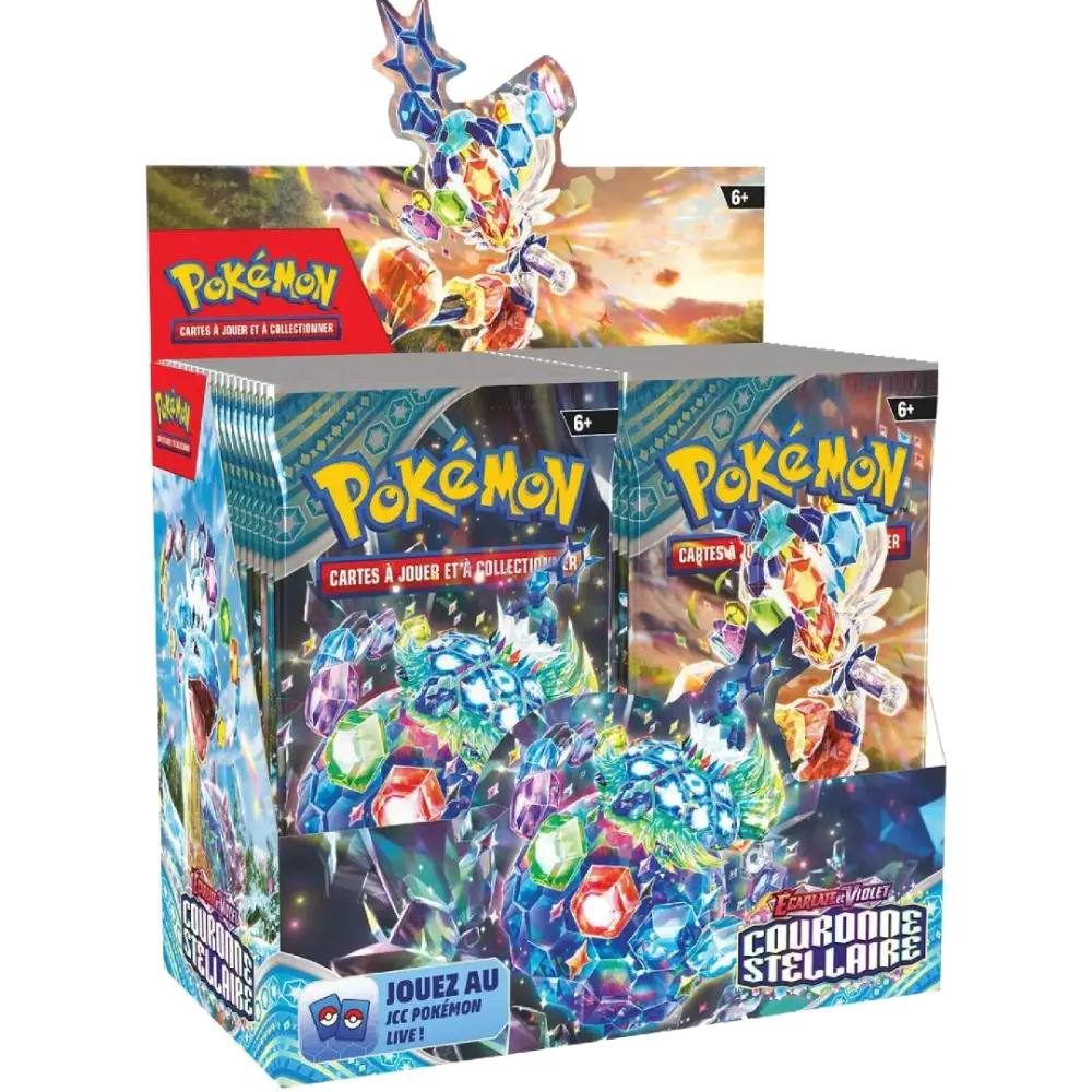 Display Pokémon Couronne Stellaire EV 7 – 36 Boosters - FR - Poke-Geek