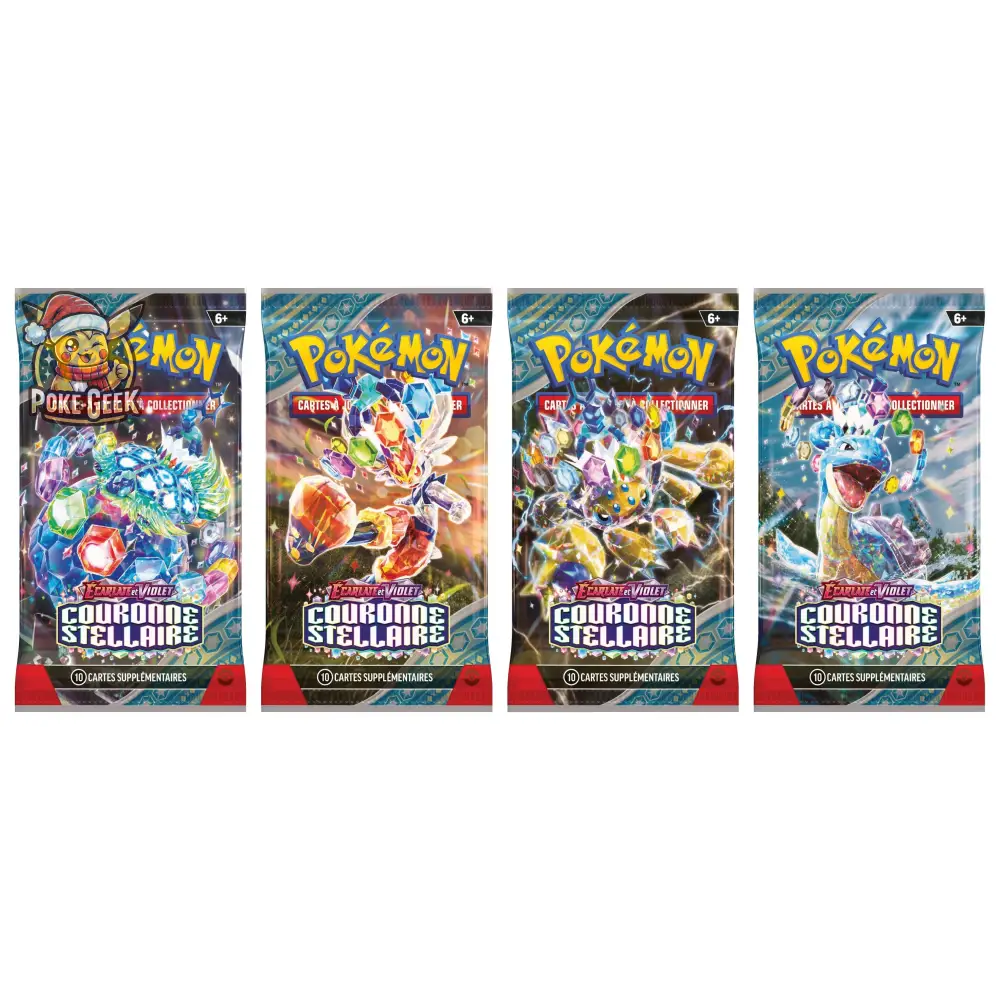 Display Pokémon Couronne Stellaire EV 7 – 36 Boosters - FR - Poke-Geek