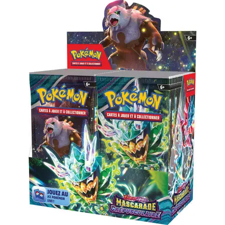 Display Pokémon Ecarlate Et Violet Mascarade Crépusculaire EV6 - FR - Poke-Geek