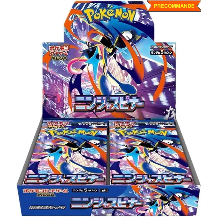 Display Pokémon Ninja Spinner M4 Japonais – Boîte de 30 Boosters - Poke-Geek