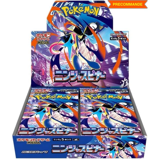 Display Pokémon Ninja Spinner M4 Japonais – Boîte de 30 Boosters - Poke-Geek