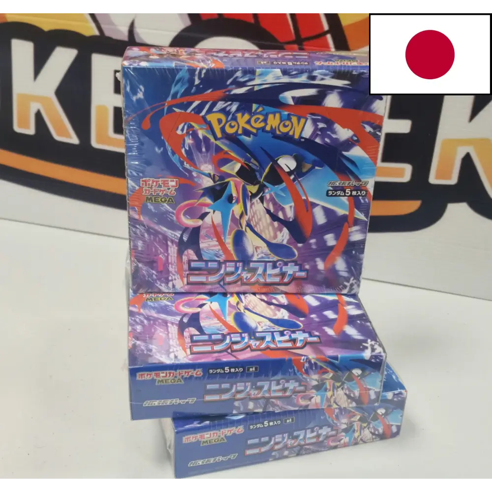 Display Pokémon Ninja Spinner M4 Japonais – Boîte de 30 Boosters - Poke-Geek
