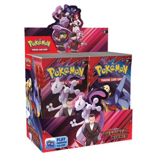 Bundle Display Pokémon SV10 Destined Rivals 36 boosters anglais avec protection Phoenix Shield
