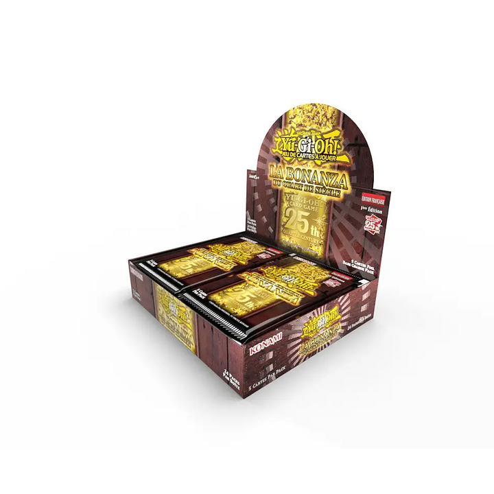 Display Yu-Gi-Oh! La Bonanza du Quart de Siècle – 24 Boosters – Français