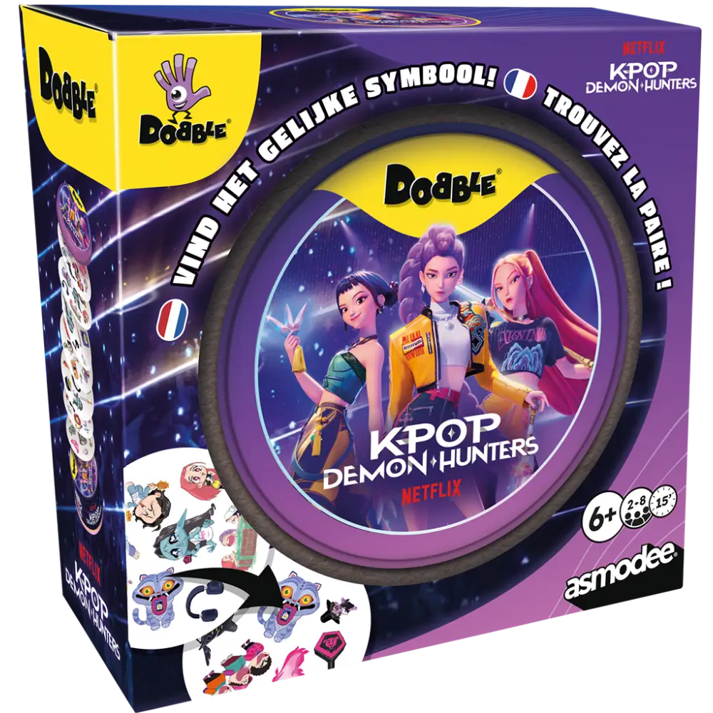 Dobble KPop Demon Hunters – Jeu de société – FR/NL - Poke-Geek