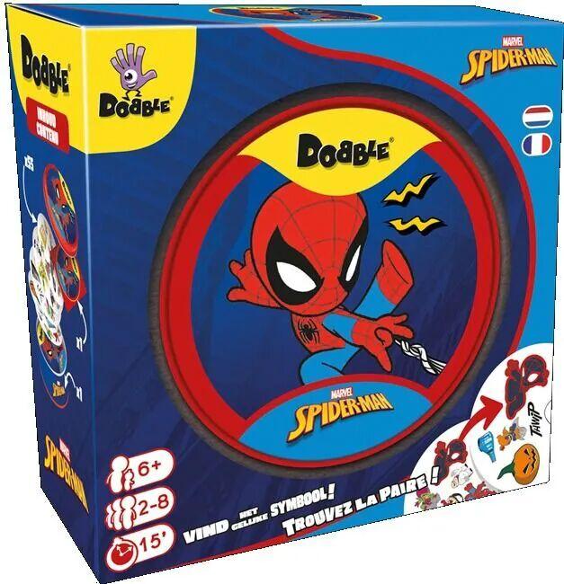Dobble Spider-Man – boîte métal et cartes du jeu Marvel