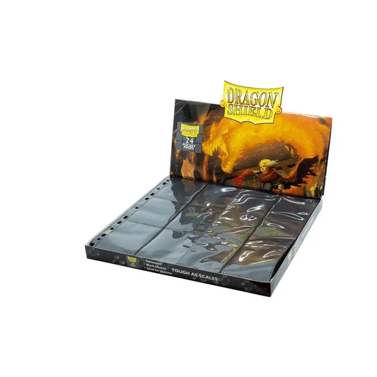 Dragon Shield - 50 3x4 Binder Sheets - Black