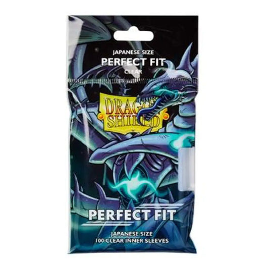 Dragon Shield Card Sleeves - Japanese Size - Perfect Fit Clear Inner - Transparent - 100 per pack