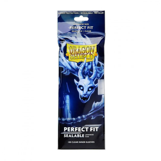 Dragon Shield - Card Sleeves - Perfect Fit Sealable - Transparent - 100 per pack