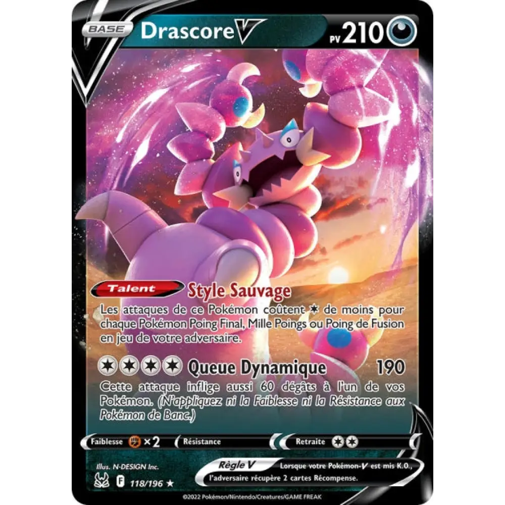 Drascore V - EB Origine Perdue - 118/196 - Poke-Geek