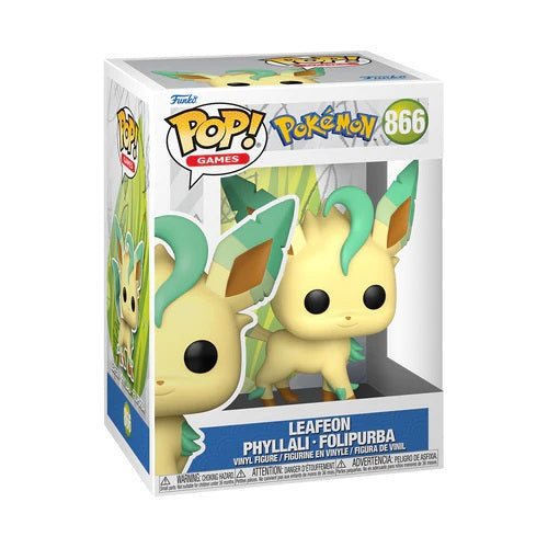 Funko Pop! Games: Pokémon - Phyllali, La Figurine Distinguée pour Fans et Collectionneurs