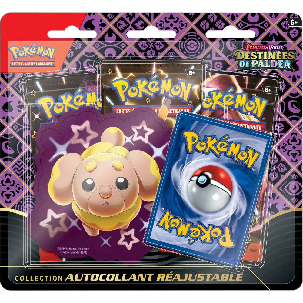 ÉCARLATE ET VIOLET - COLLECTION AUTOCOLLANT RÉAJUSTABLE DESTINÉES DE PALDEA PÂTACHIOT - Précommande 01/02/2024 - Poke-Geek