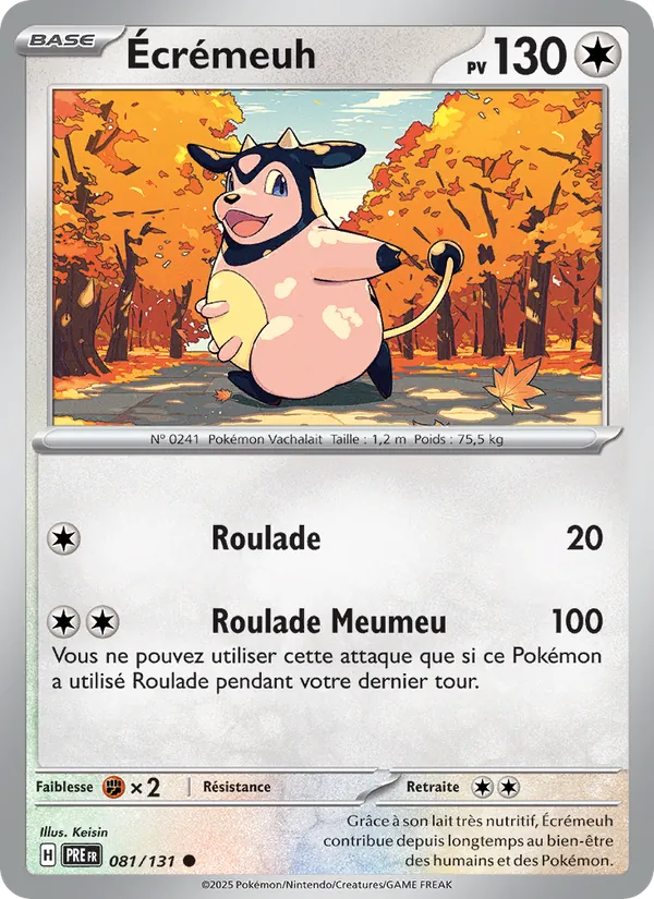 Écrémeuh 81/131 — EV08.5 – Évolutions Prismatiques — Carte Pokémon française