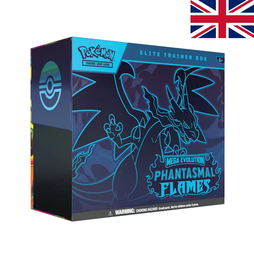 Elite Trainer Box Mega Evolution ME02: Phantasmal Flames – English Version
