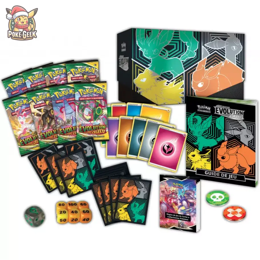 ETB Évolution Céleste – Coffret Dresseur Élite Phyllali – FR - Poke-Geek
