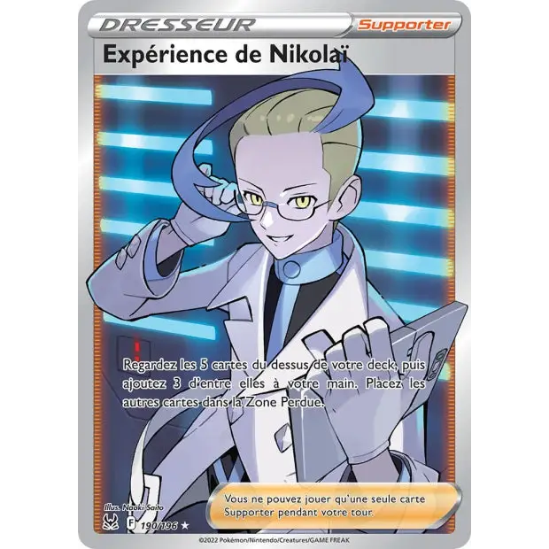Expérience de Nikolaï - EB Origine Perdue - 190/196 - Poke-Geek