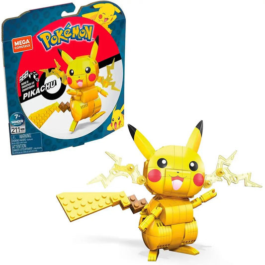 Figurine - MEGA Construx - 211 pièces - 10cm - pikachu - Medium