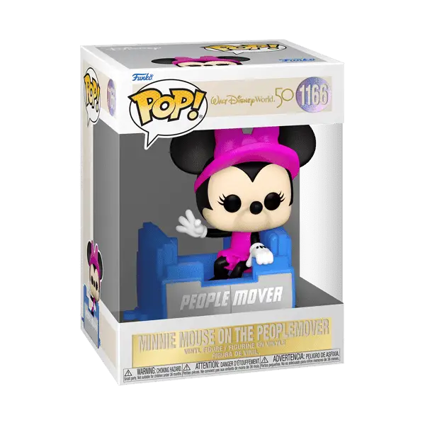 Funko Pop! Disney: Walt Disney World 50e Verjaardag - Minnie Mouse op de People Mover