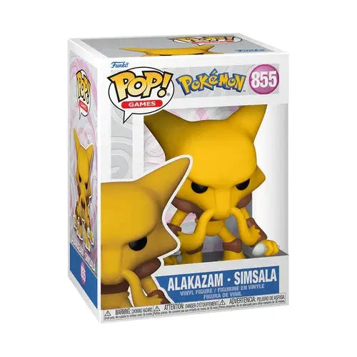 Funko Pop! Games: Pokémon - Alakazam, het onmisbare verzamelfiguur