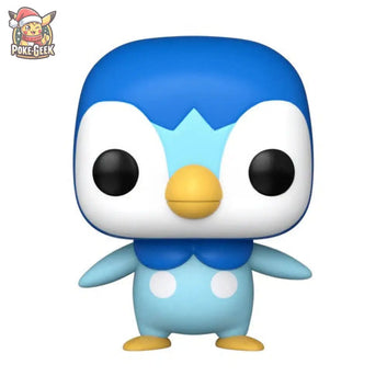 Funko Pop! Games: Pokémon - Piplup, Collectors' Favorite Aquatic Figure
