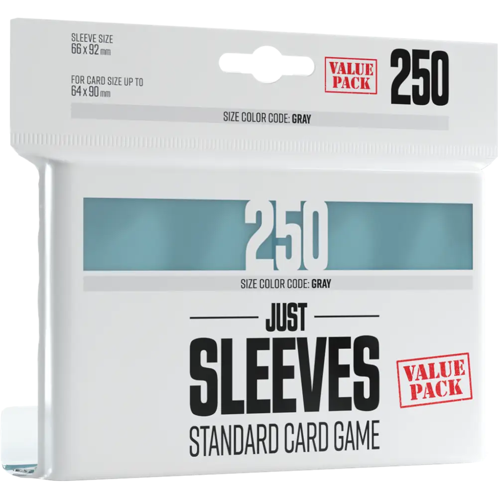 Gamegenic Just Sleeves – 250 Protège-cartes Souples – Format Standard TCG - Poke-Geek