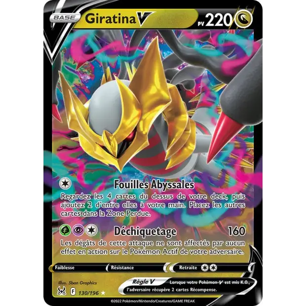 Giratina V - EB Origine Perdue - 130/196 - Poke-Geek