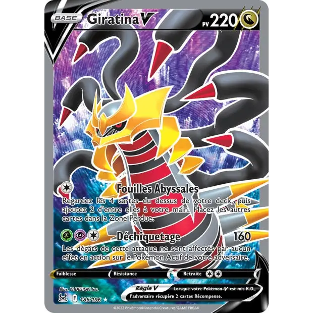 Giratina V - EB Origine Perdue - 185/196