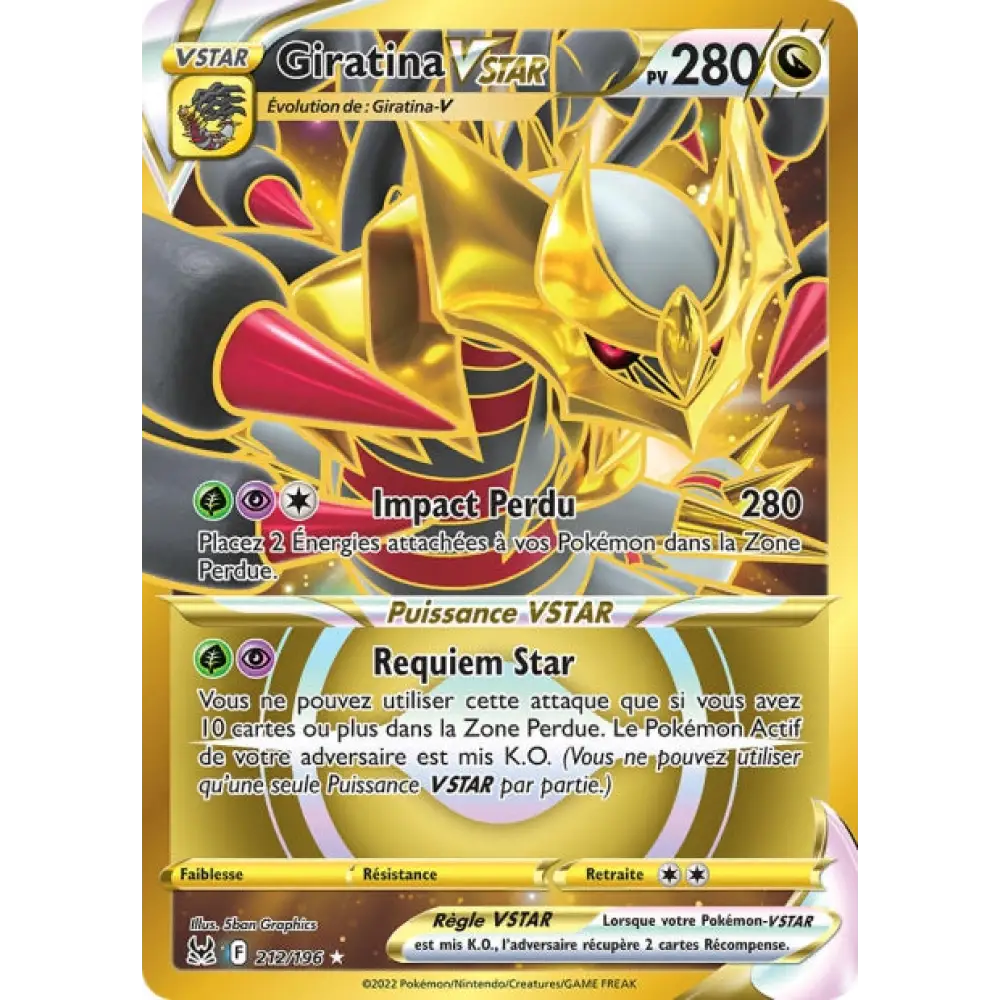 Giratina VSTAR - EB Origine Perdue - 212/196 - Poke-Geek
