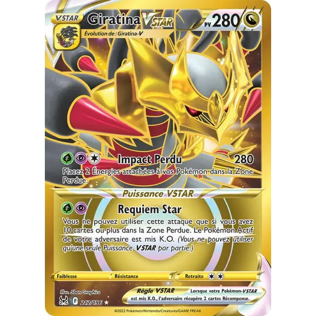 Giratina VSTAR - EB Origine Perdue - 212/196