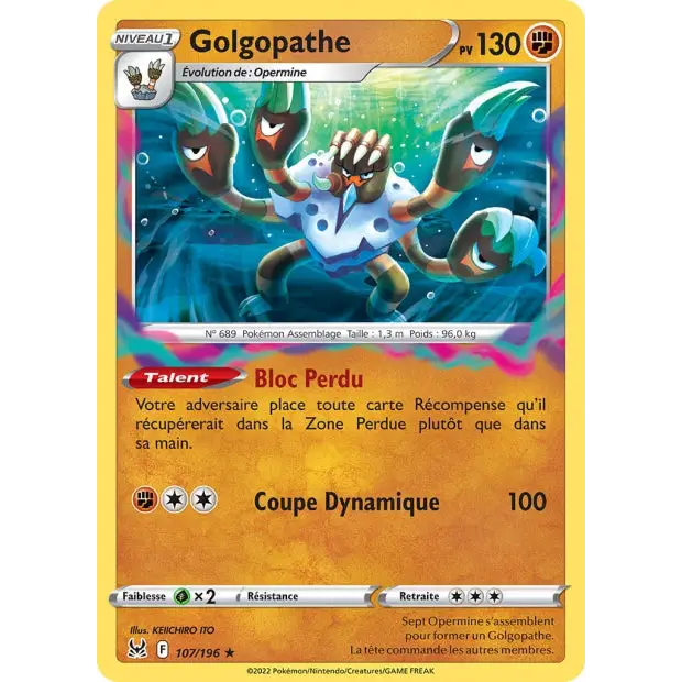 Golgopathe - EB Origine Perdue - 107/196 - Poke-Geek