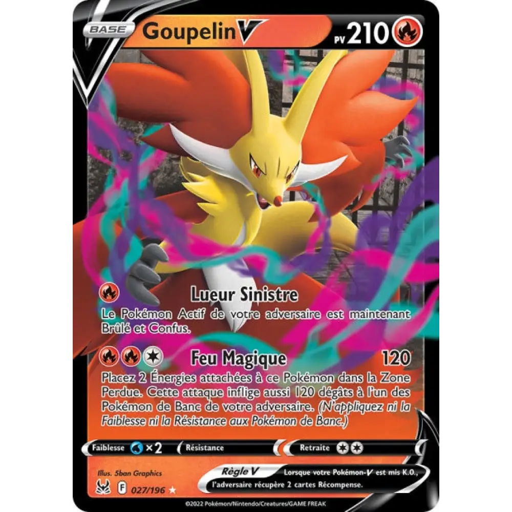 Goupelin V - EB Origine Perdue - 27/196 - Poke-Geek