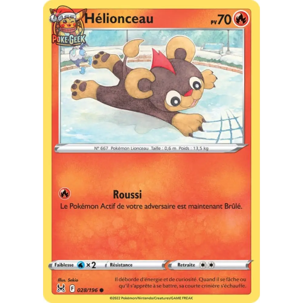 Hélionceau - EB Origine Perdue - 28/196 - Poke-Geek