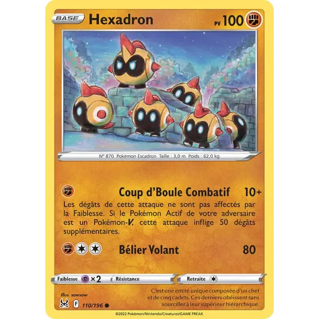 Hexadron - EB Origine Perdue - 110/196 - Poke-Geek