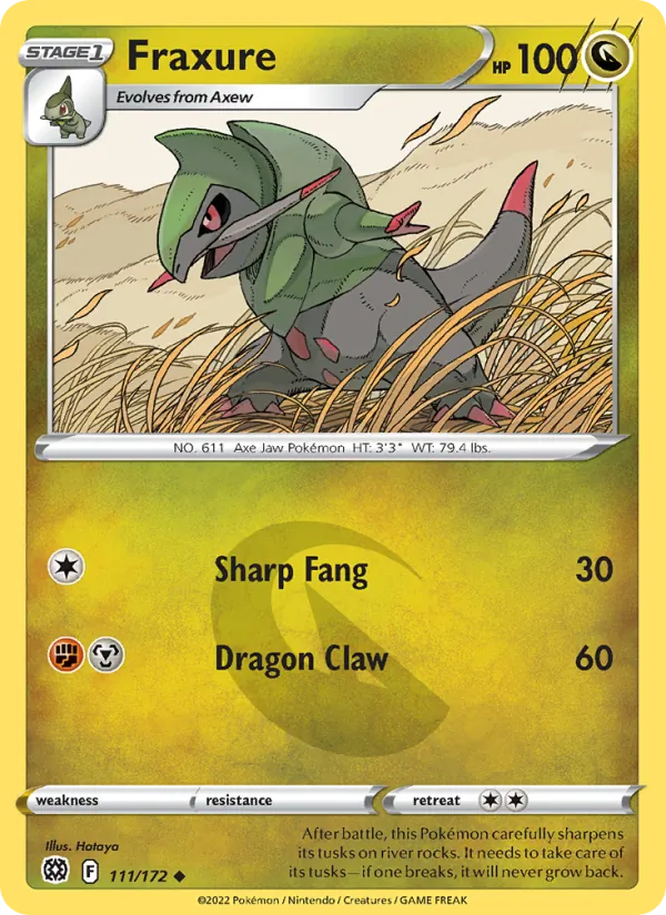 Incisache 111/172 — SWSH9 – Brilliant Stars — Carte Pokémon anglaise