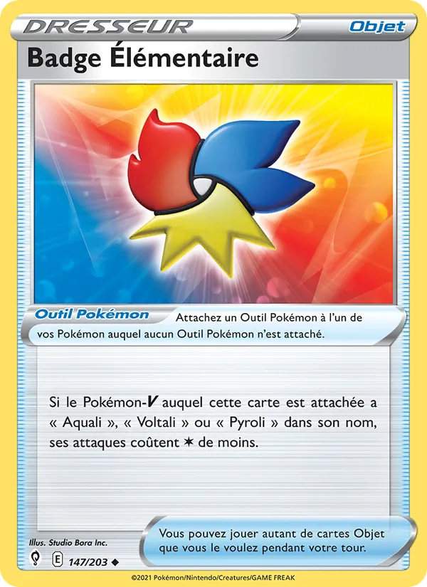 Badge Élémentaire 147/203 — EB07 - Evolution Céleste