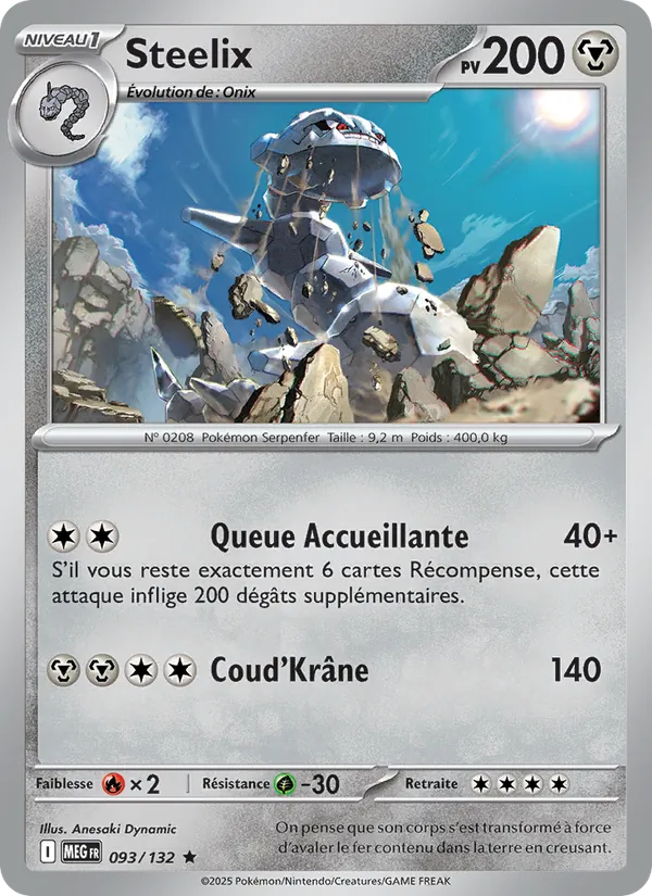 Steelix 93/132 — ME01 — Méga-Évolution