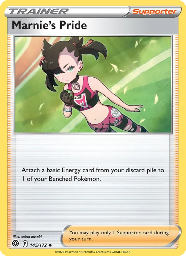 Fierté de Rosemary 145/172 — SWSH9 – Brilliant Stars — Carte Pokémon anglaise