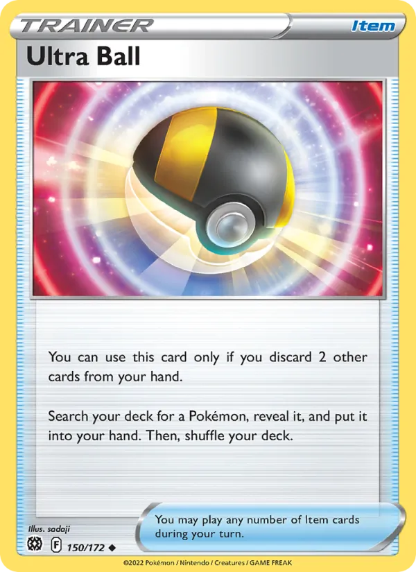 Hyper Ball 150/172 — SWSH9 – Brilliant Stars — Carte Pokémon anglaise