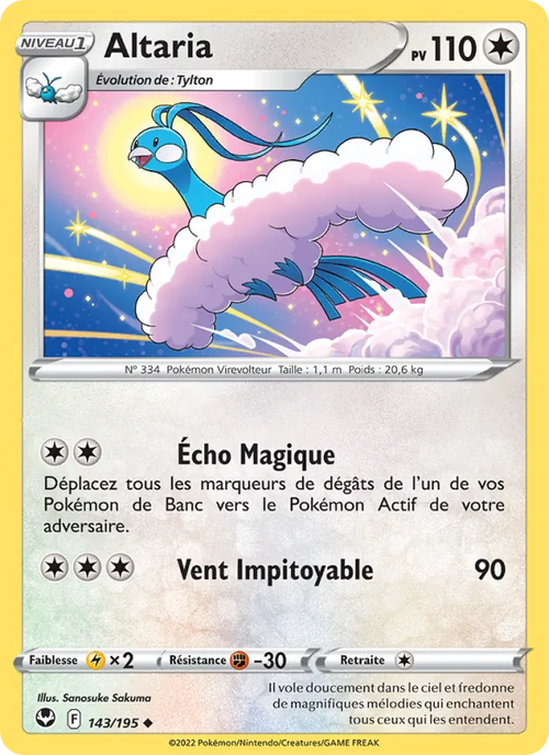 Altaria 143/195 — EB12 – Tempête Argentée