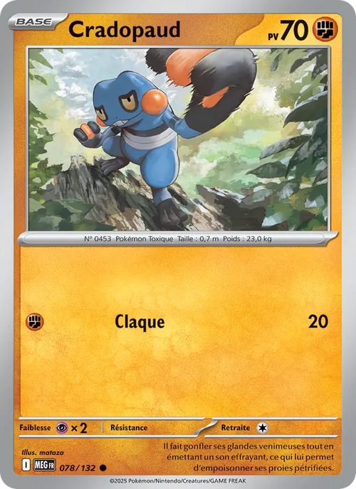 Cradopaud 78/132 — ME01 — Méga-Évolution