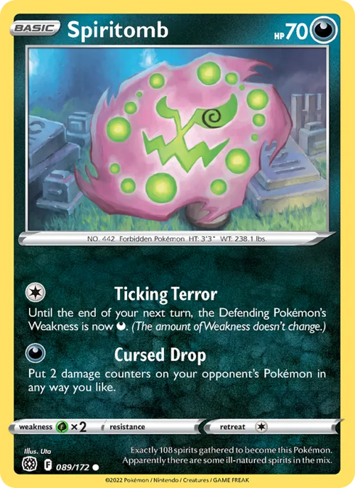 Spiritomb 89/172 — SWSH9 – Brilliant Stars