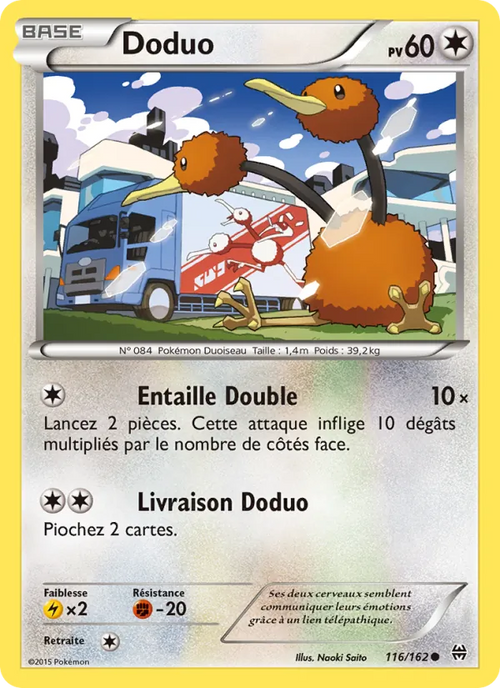 Doduo 116/162 — XY8 – Impulsion Turbo