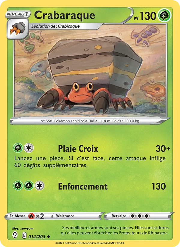 Crabaraque 12/203 — EB07 - Evolution Céleste