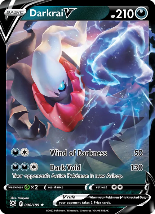 Darkrai V 98/189 — SWSH10 – Astral Radiance